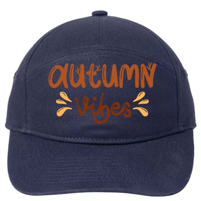 Autumn Vibes 7-Panel Snapback Hat