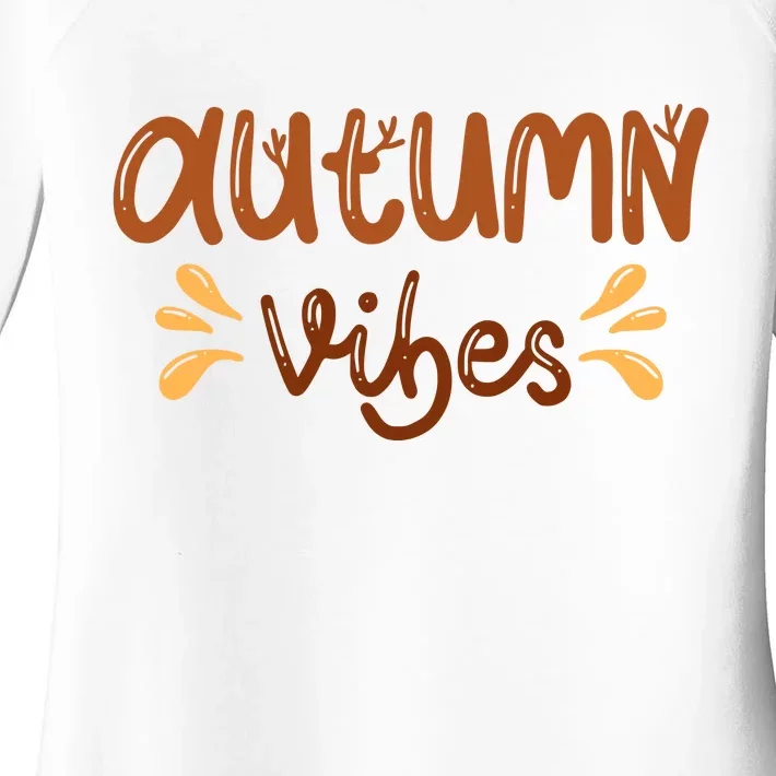 Autumn Vibes Women's Perfect Tri Tunic Long Sleeve Shirt