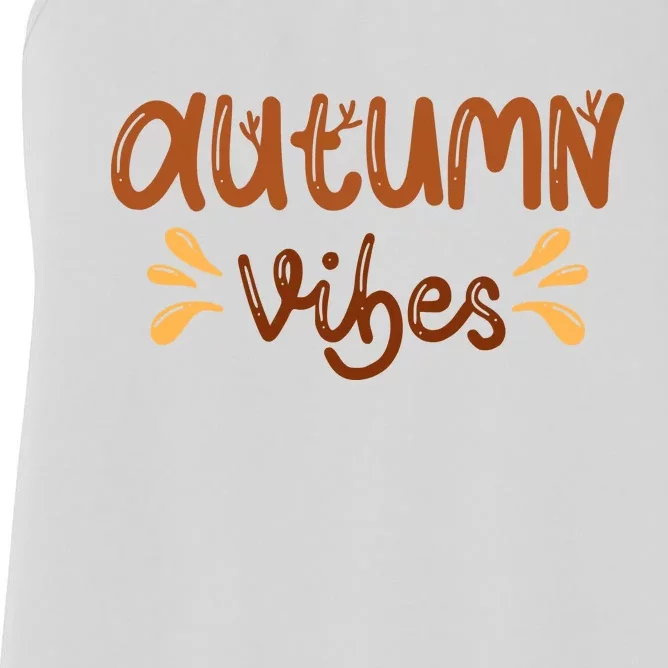 Autumn Vibes Women's Racerback Tank