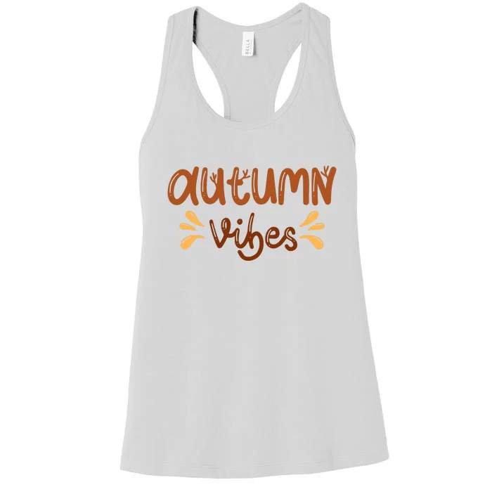 Autumn Vibes Women's Racerback Tank