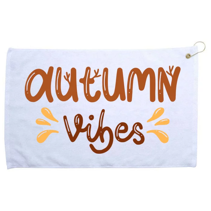 Autumn Vibes Grommeted Golf Towel