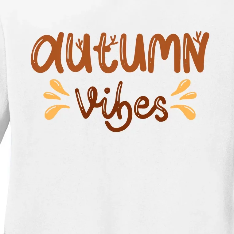 Autumn Vibes Ladies Long Sleeve Shirt