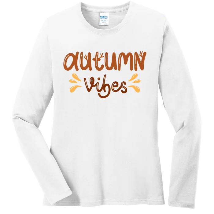 Autumn Vibes Ladies Long Sleeve Shirt