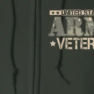 Army Veteran Full Zip Hoodie