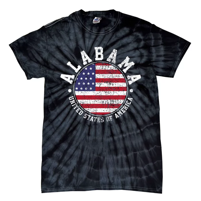 Alabama Vintage Tie-Dye T-Shirt