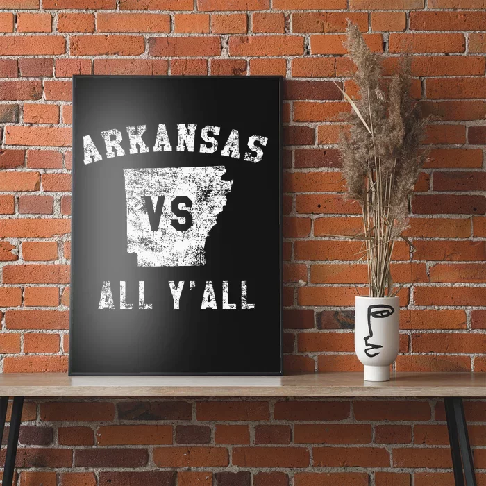 Arkansas Vs All Yall For YAll Poster