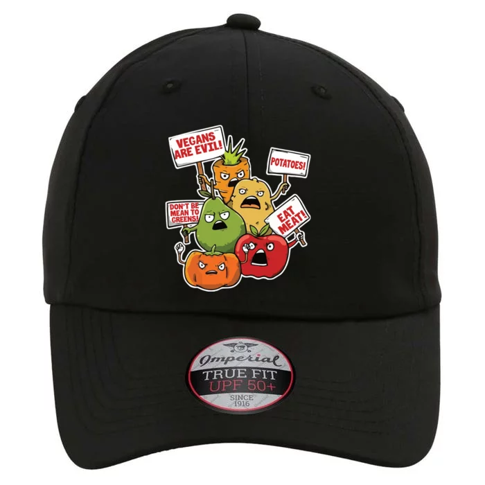 Anti Vegan Anti Vegetarian Vegetables Fruits Protesting Meaningful Gift The Original Performance Cap