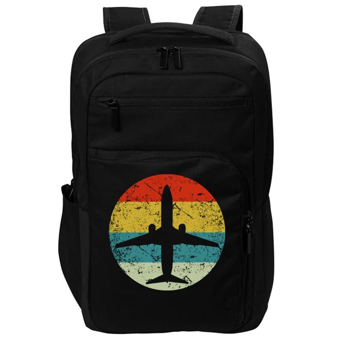 Airplane Vintage Impact Tech Backpack