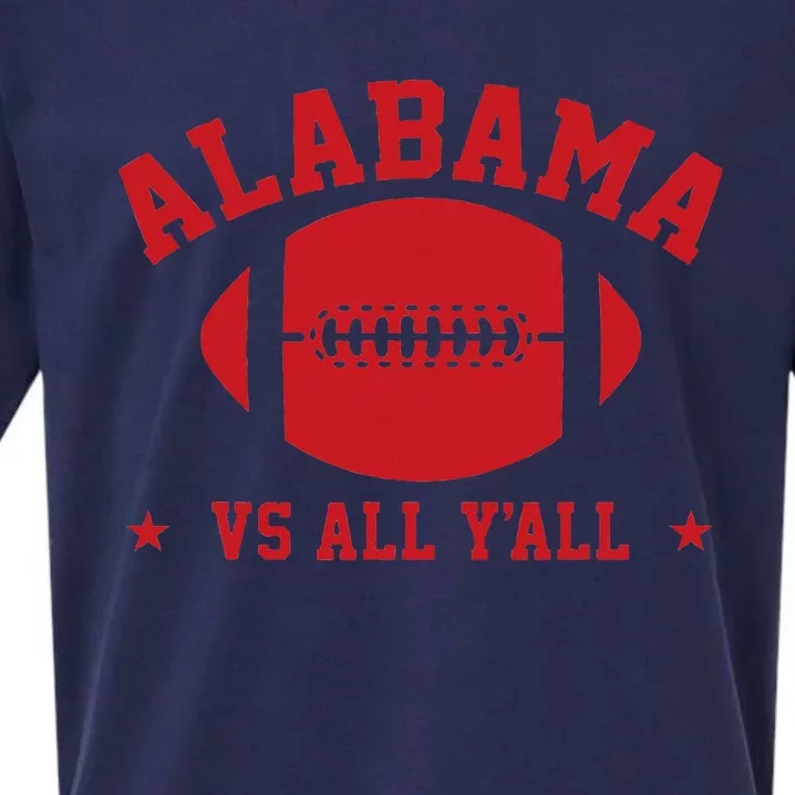 Alabama Vs All YAll Alabama State Sueded Cloud Jersey T-Shirt