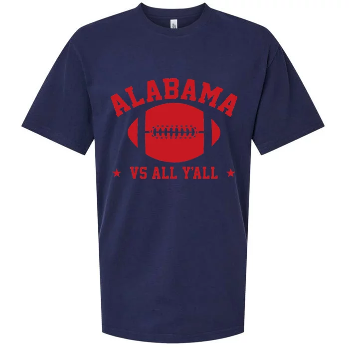 Alabama Vs All YAll Alabama State Sueded Cloud Jersey T-Shirt