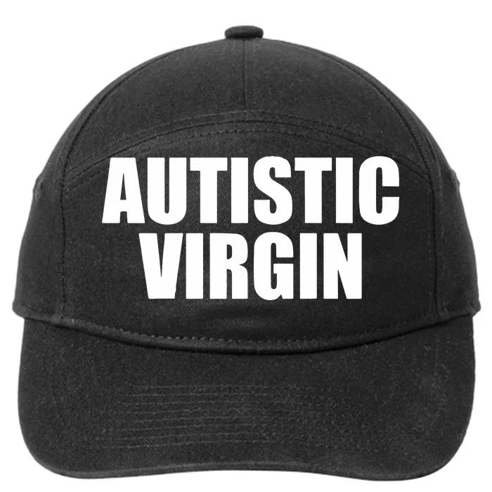 Autistic Virgin 7-Panel Snapback Hat