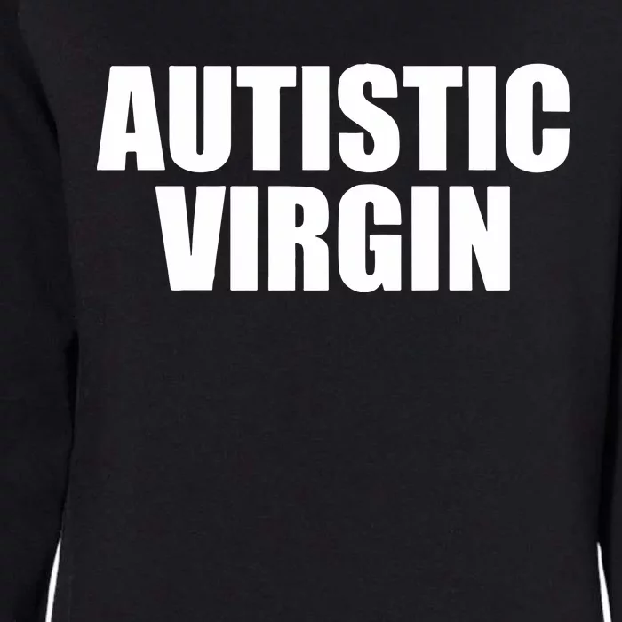 Autistic Virgin Womens California Wash Sweatshirt