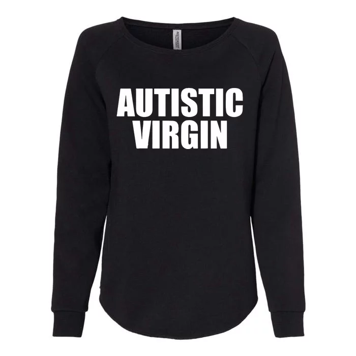 Autistic Virgin Womens California Wash Sweatshirt