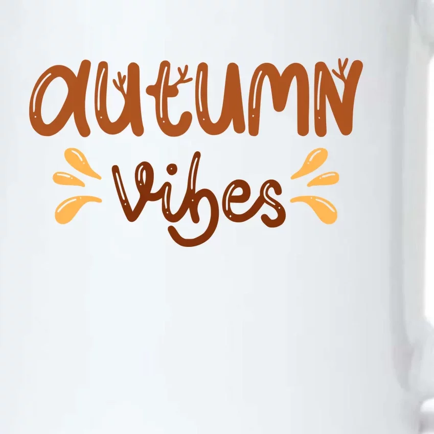 Autumn Vibes Black Color Changing Mug