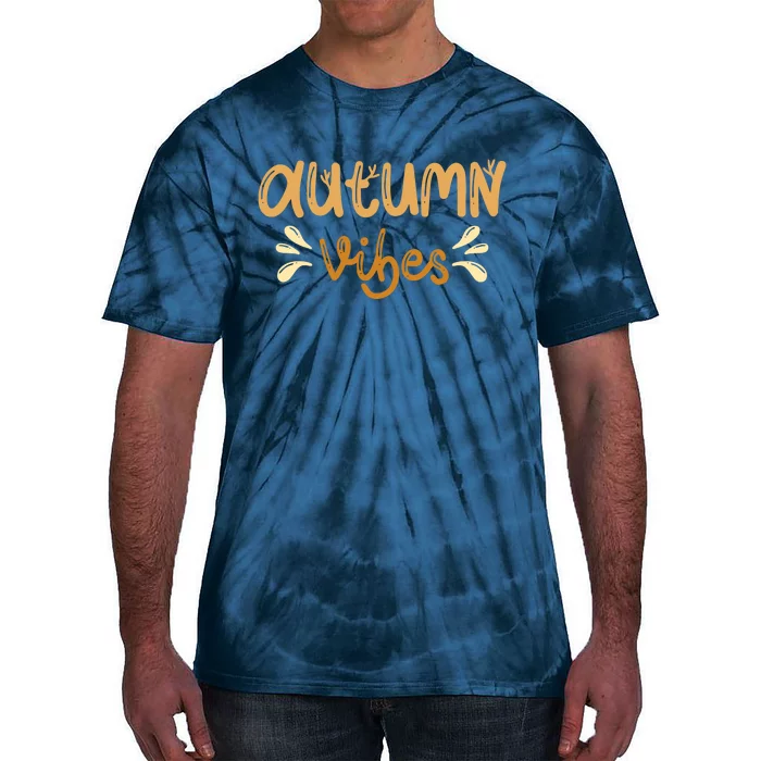 Autumn Vibes Tie-Dye T-Shirt