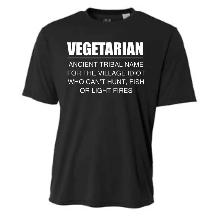 Anti Vegetarian Anti Vegan Cooling Performance Crew T-Shirt