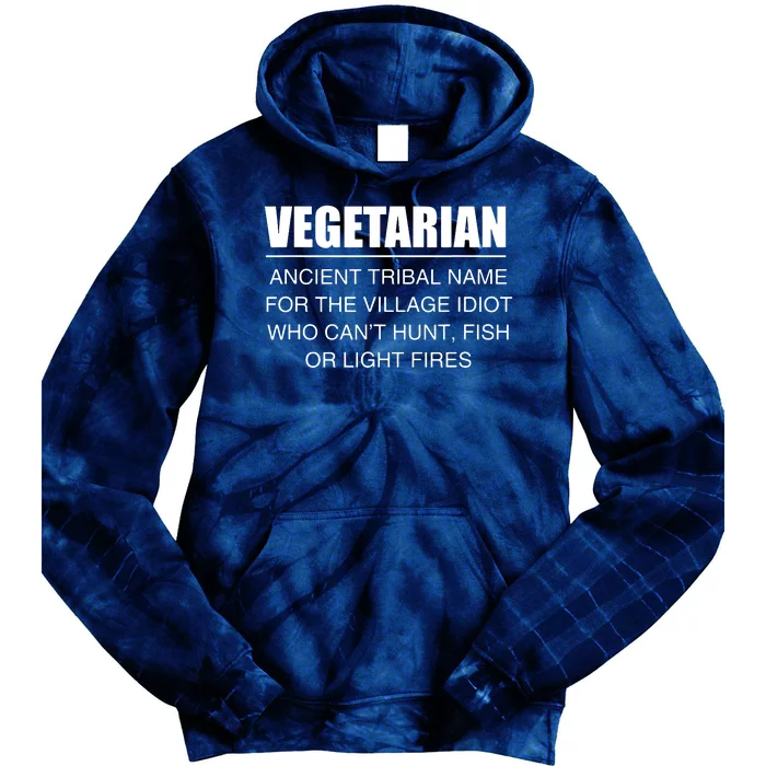 Anti Vegetarian Anti Vegan Tie Dye Hoodie