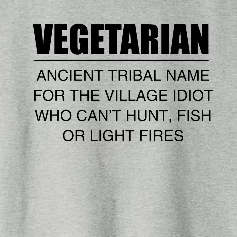 Anti Vegetarian Anti Vegan Women's Crop Top Tee