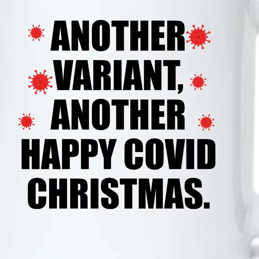 Another Variant Another Happy Covid Christmas Black Color Changing Mug