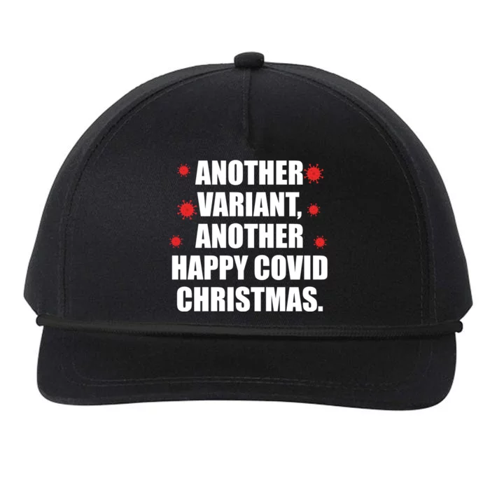 Another Variant Another Happy Covid Christmas Snapback Five-Panel Rope Hat