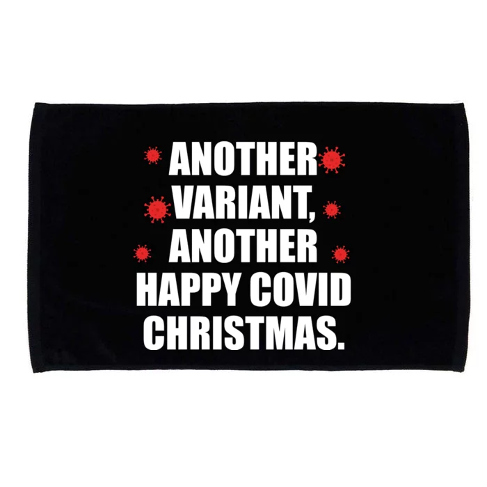 Another Variant Another Happy Covid Christmas Microfiber Hand Towel