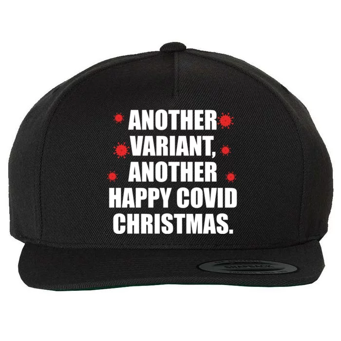 Another Variant Another Happy Covid Christmas Wool Snapback Cap