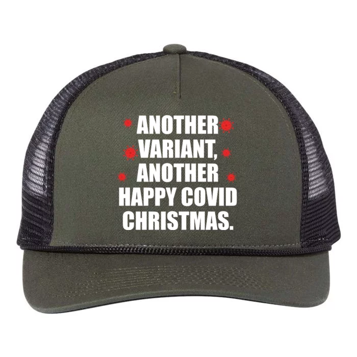 Another Variant Another Happy Covid Christmas Retro Rope Trucker Hat Cap