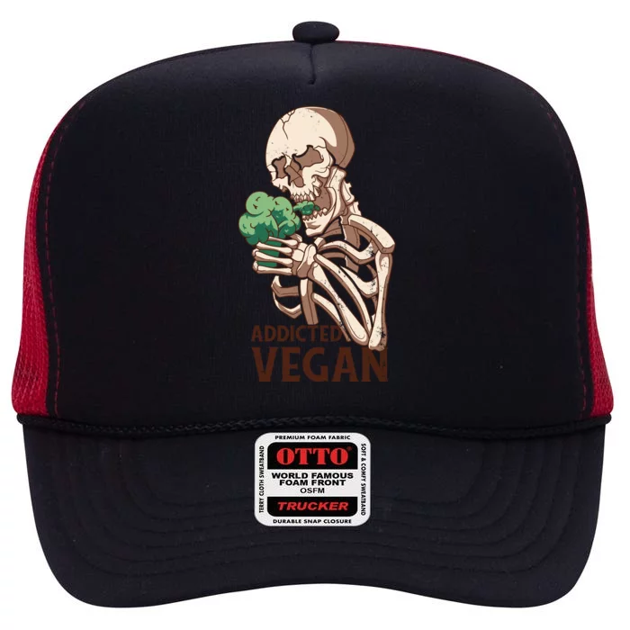 Addicted Vegan High Crown Mesh Trucker Hat