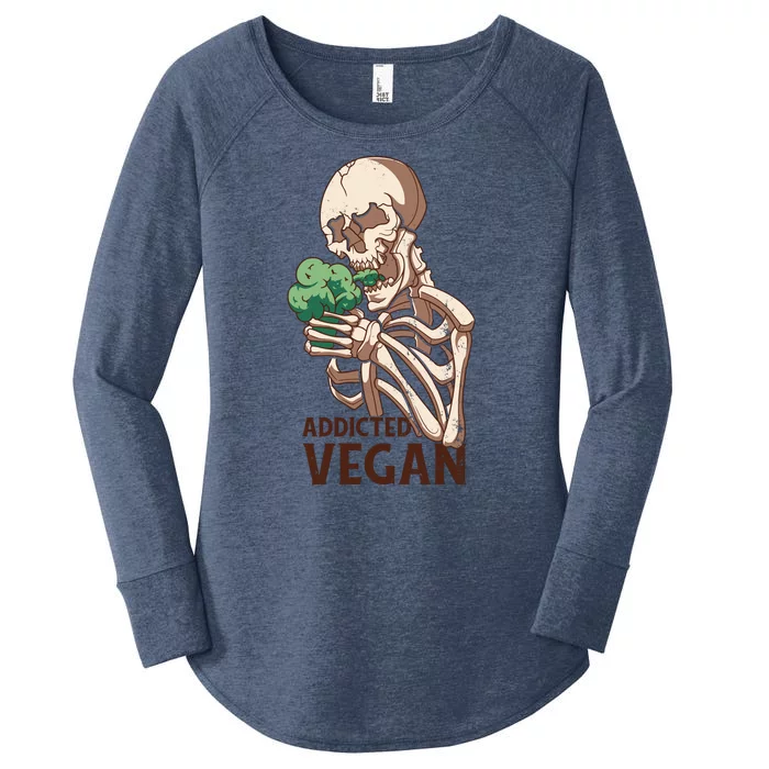 Addicted Vegan Women's Perfect Tri Tunic Long Sleeve Shirt