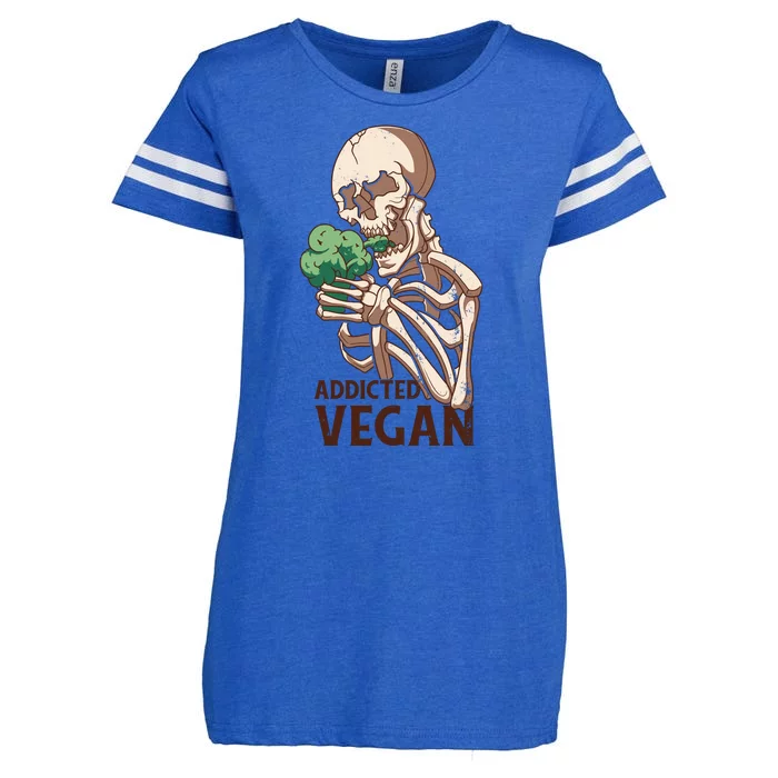 Addicted Vegan Enza Ladies Jersey Football T-Shirt