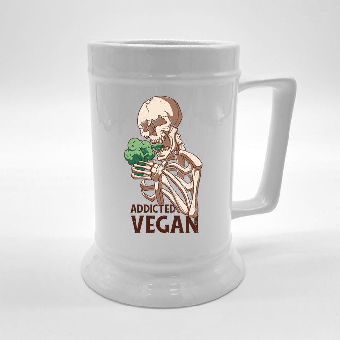 Addicted Vegan Front & Back Beer Stein