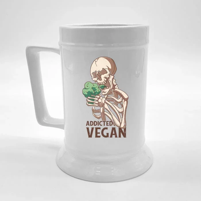 Addicted Vegan Front & Back Beer Stein