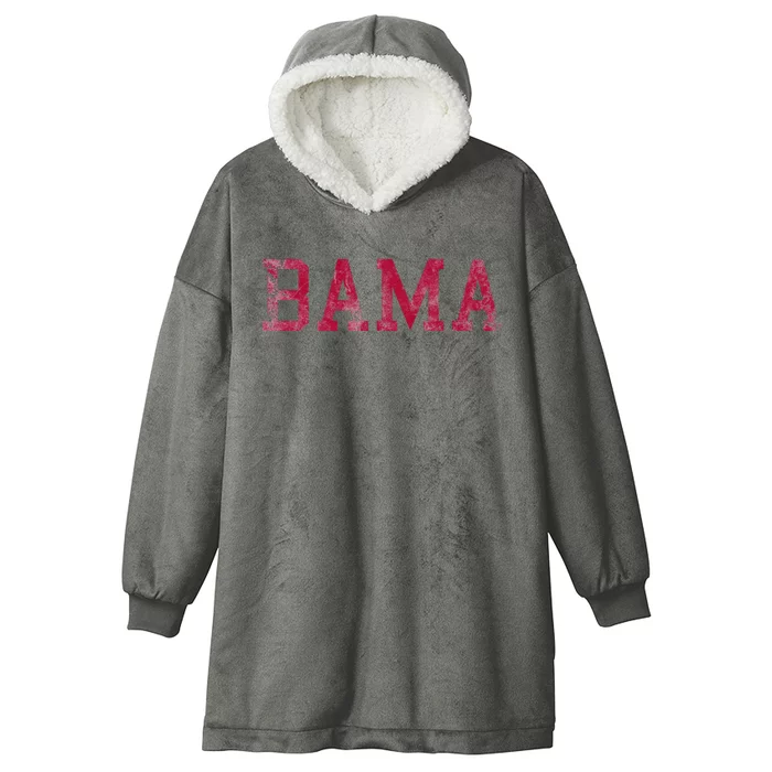 Alabama Vintage Bama Hooded Wearable Blanket