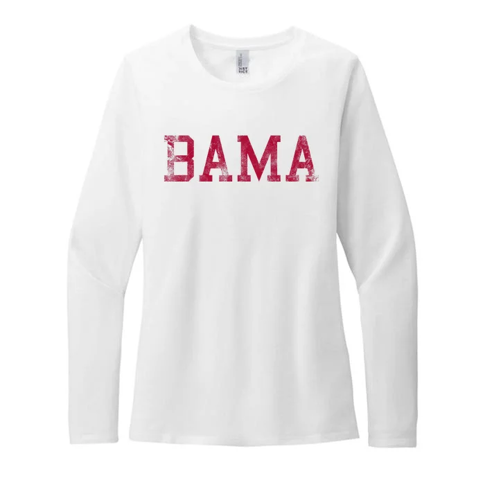 Alabama Vintage Bama Womens CVC Long Sleeve Shirt