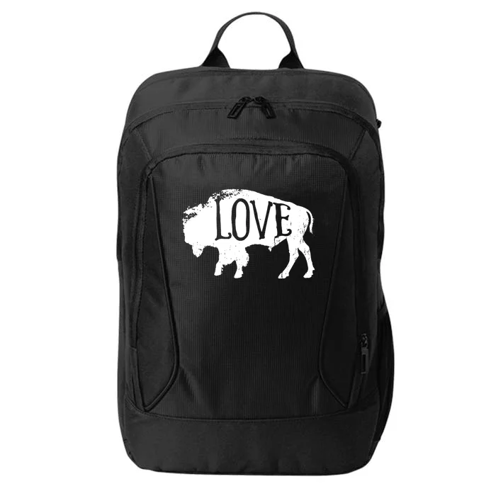 American Vintage Buffalo Silhouette Love Bison Tee City Backpack