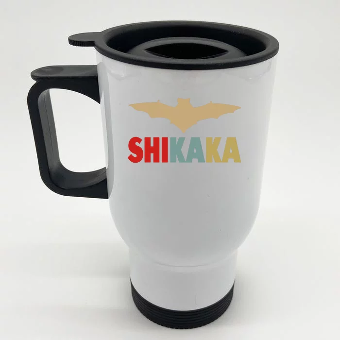 Ace Ventura Bat Shikaka Front & Back Stainless Steel Travel Mug