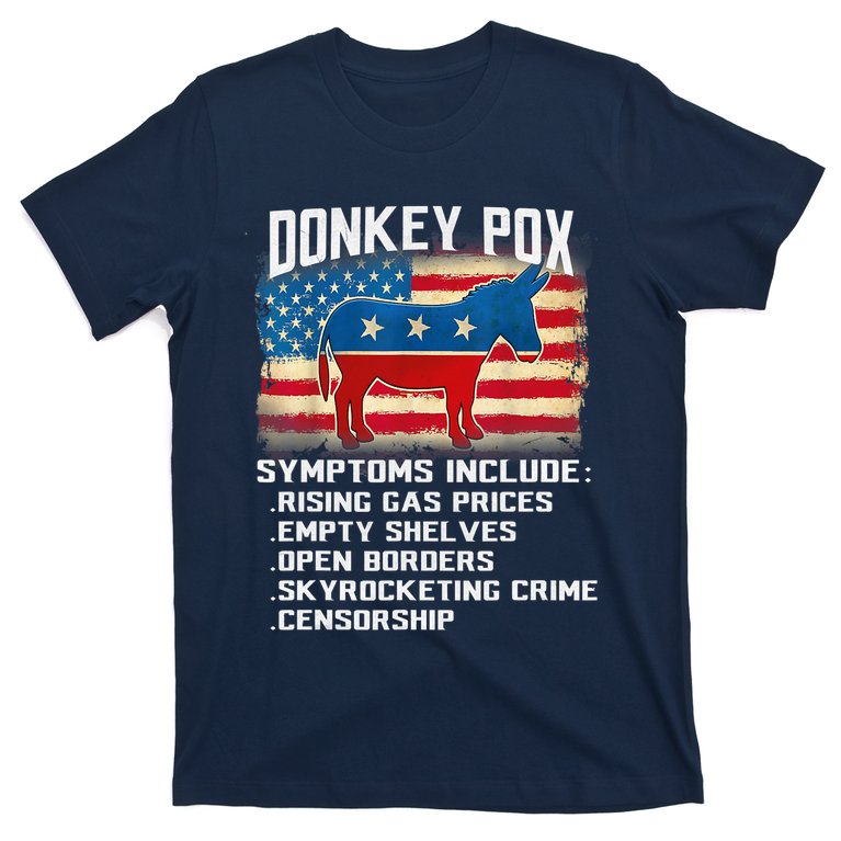 Anti Virus Biden Donkey Pox Symptoms Include Funny Biden T-Shirt