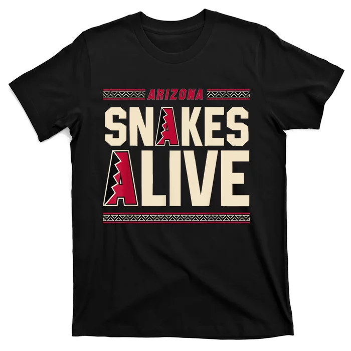 Arizona Vintage Baseball Snakes Alive T-Shirt