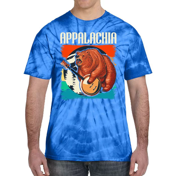 Appalachia Vintage Banjo Player Bluegrass Musician Tie-Dye T-Shirt