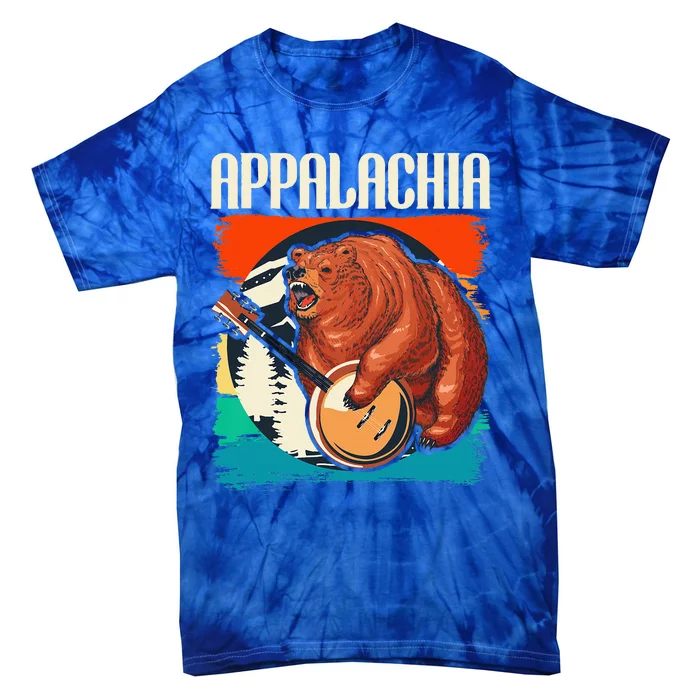 Appalachia Vintage Banjo Player Bluegrass Musician Tie-Dye T-Shirt