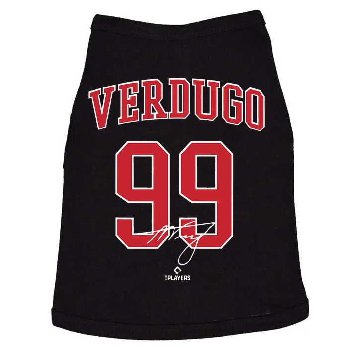 Alex Verdugo Boston Baseball Fan Player Doggie Tank