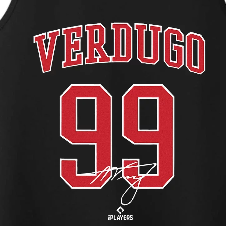 Alex Verdugo Boston Baseball Fan Player Performance Tank