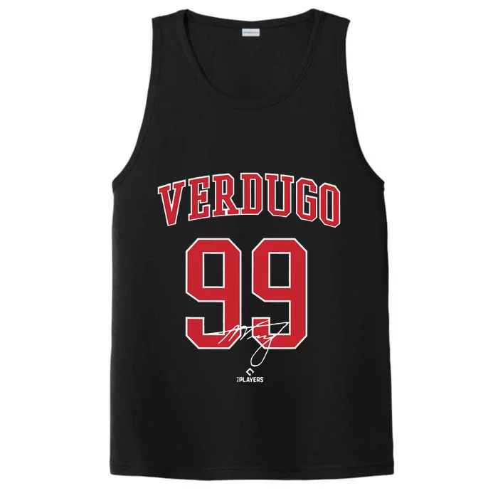 Alex Verdugo Boston Baseball Fan Player Performance Tank