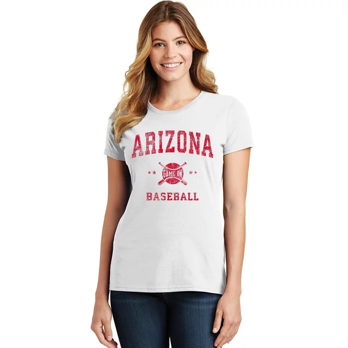 Arizona Vintage Baseball Throwback Women's T-Shirt