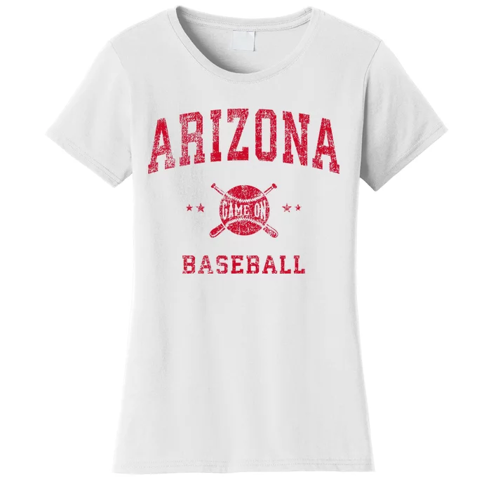 Arizona Vintage Baseball Throwback Women's T-Shirt