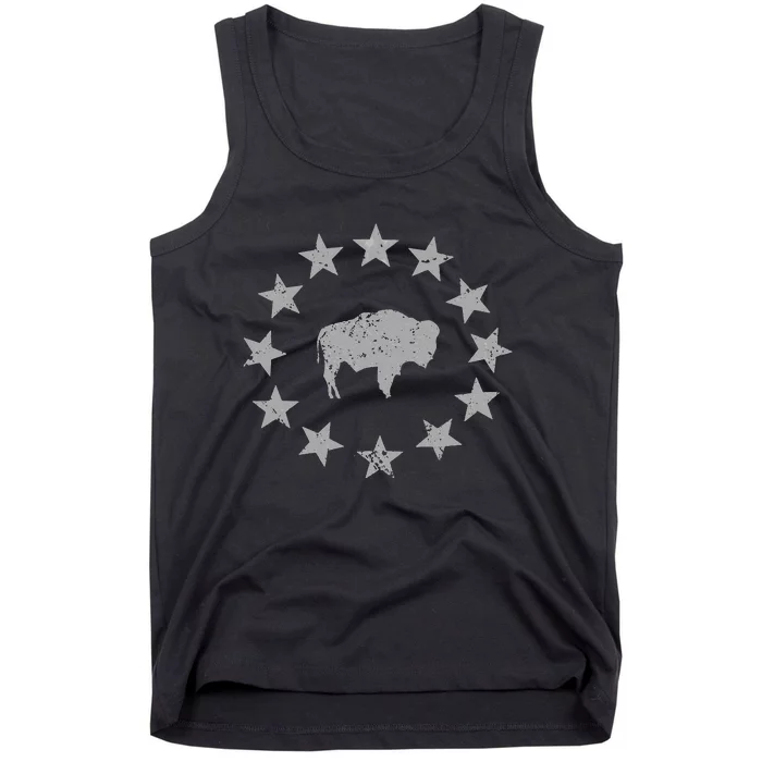 American Vintage Buffalo Silhouette Love Bison Tank Top