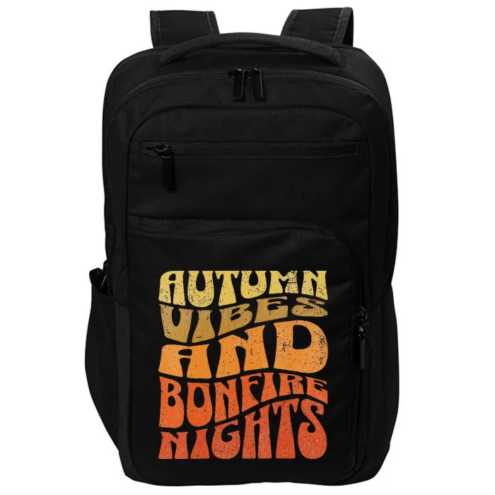 Autumn Vibes & Bonfire Nights Cozy Fall Impact Tech Backpack