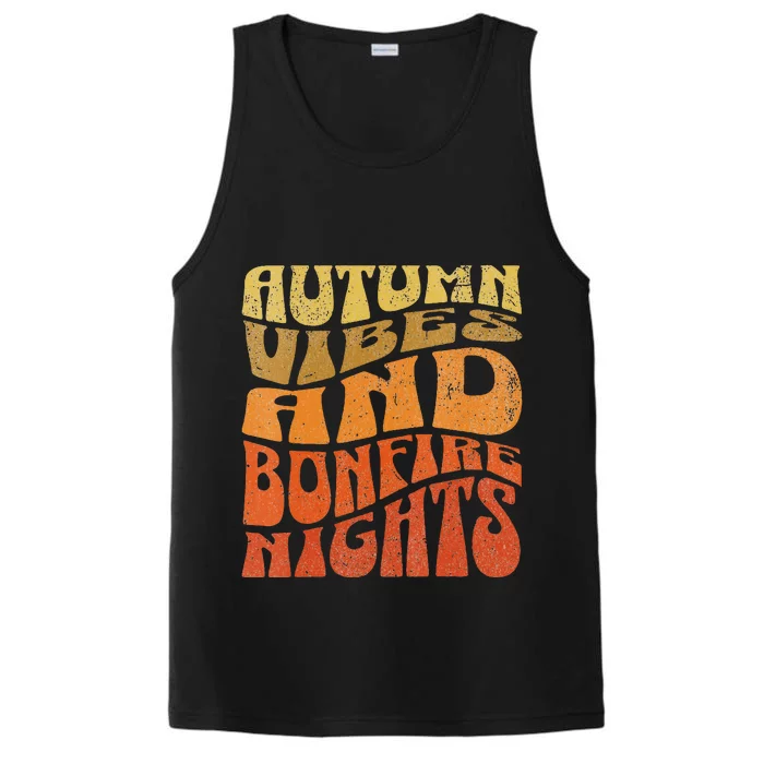 Autumn Vibes & Bonfire Nights Cozy Fall Performance Tank