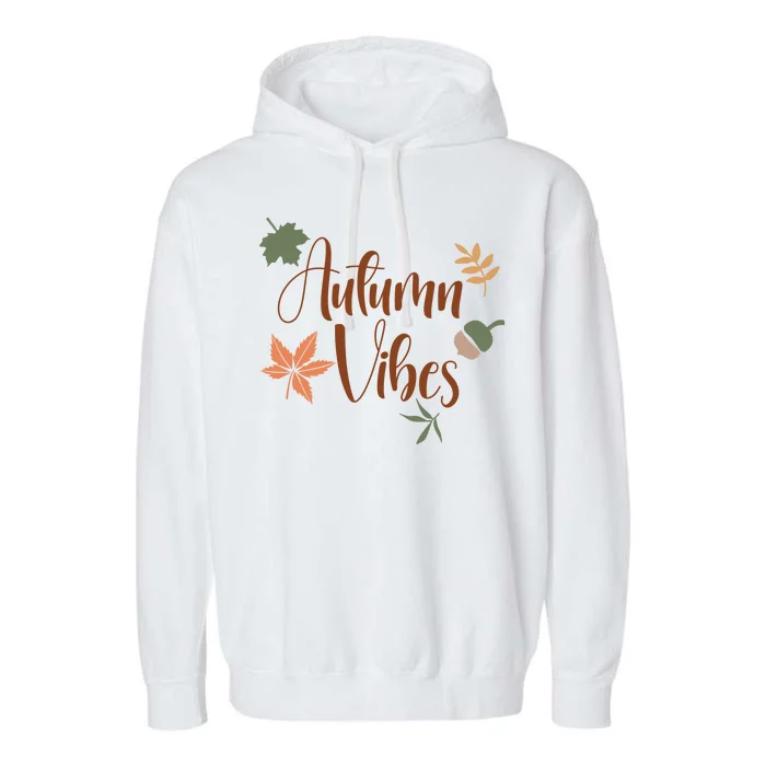 Autumn Vibes Cozy Garment-Dyed Fleece Hoodie