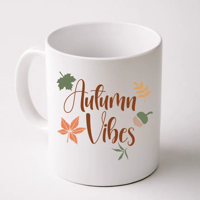 Autumn Vibes Cozy Front & Back Coffee Mug